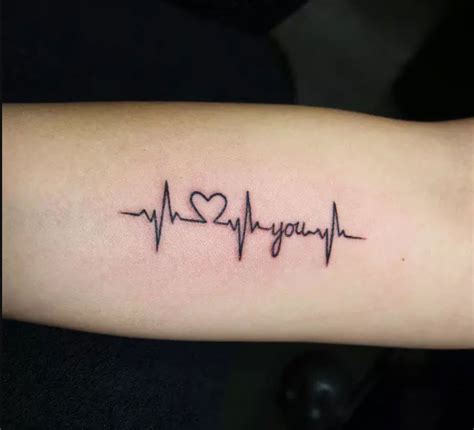 heartbeat name tattoo|Heartbeat Tattoo Meaning and Symbolism: Decoding .